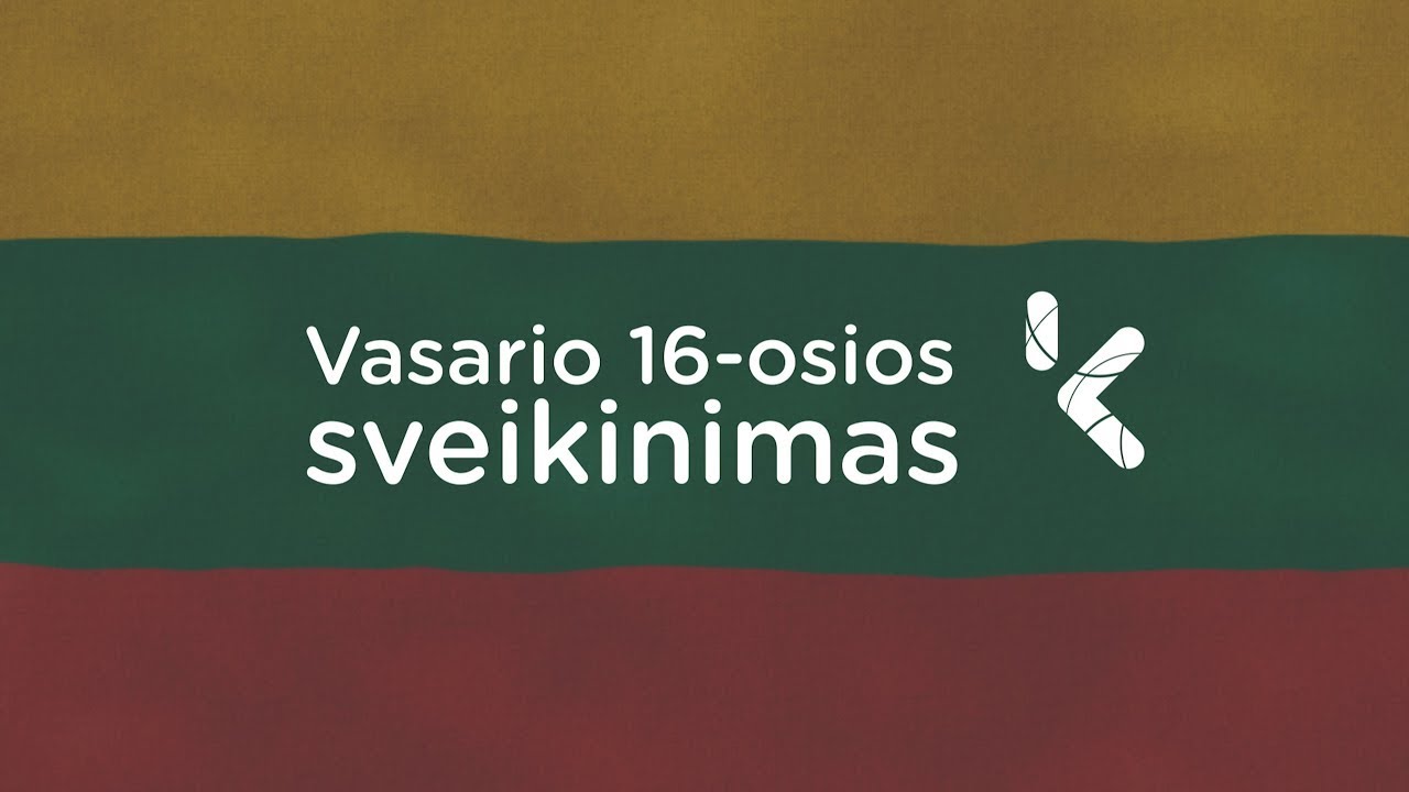 Vasario 16-osios sveikinimas