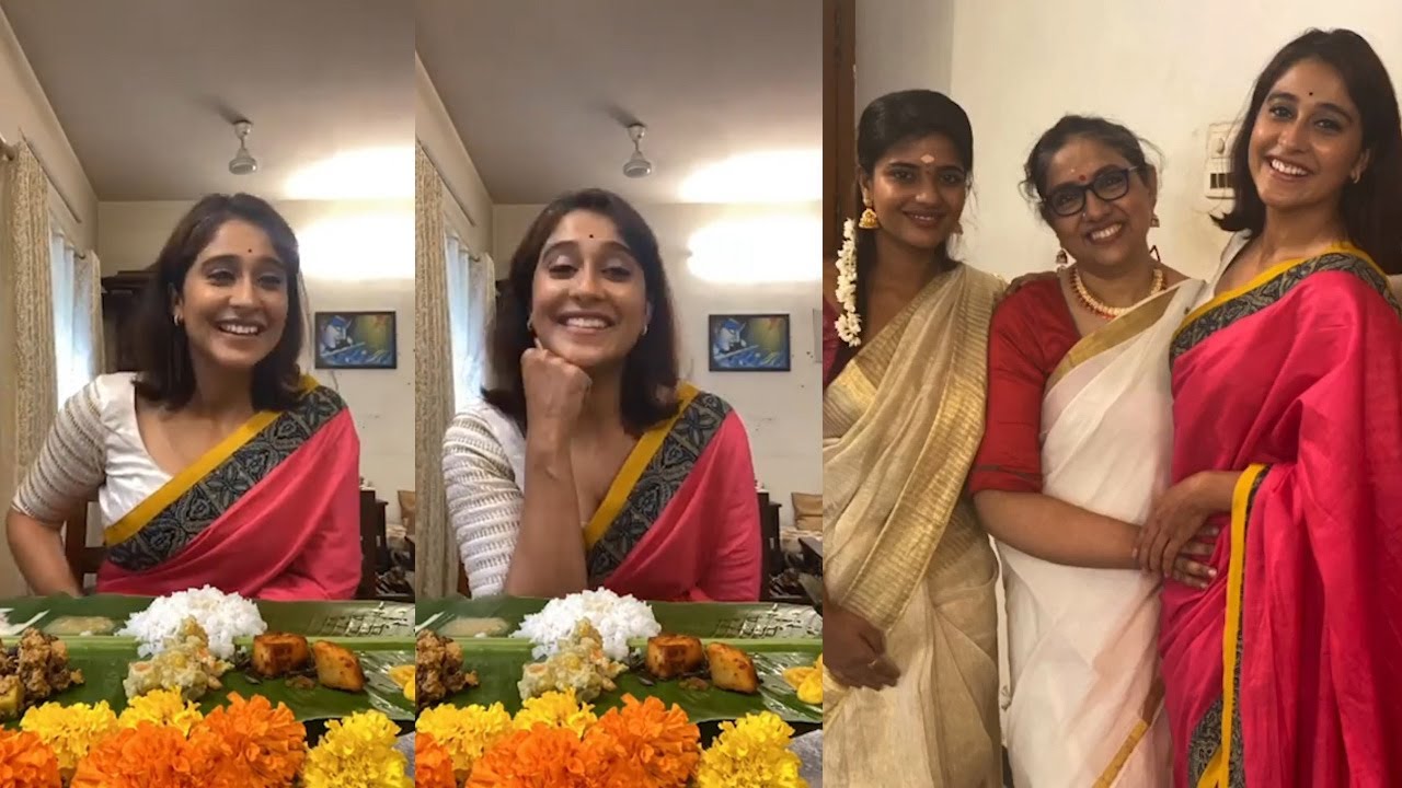 Actress Regina Cassandra Onam Celebration With Aishwarya Rajesh Family | Cinema Garage