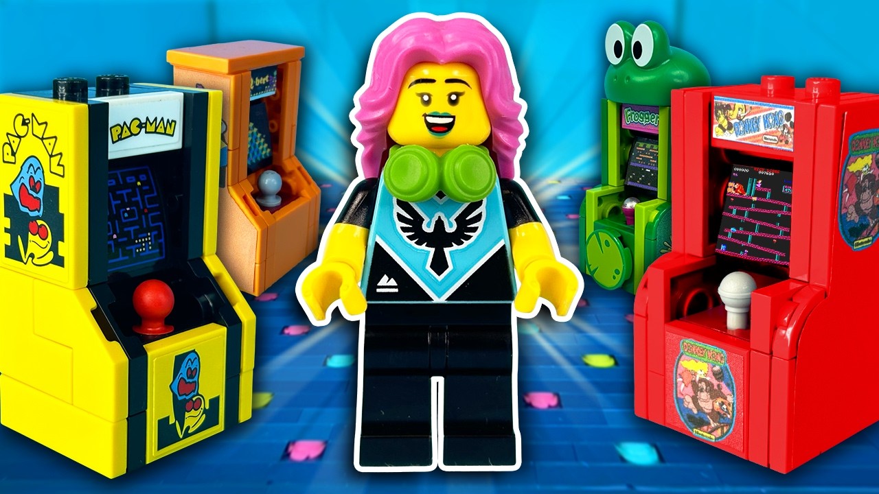 Я построил игровую комнату LEGO ARCADE...