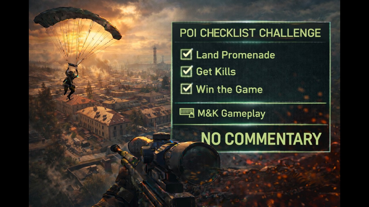 Call of Duty Warzone Duos Gameplay PC(No Commentary) (M&K) CHECKLIST CHALLENGE: PROMENADE