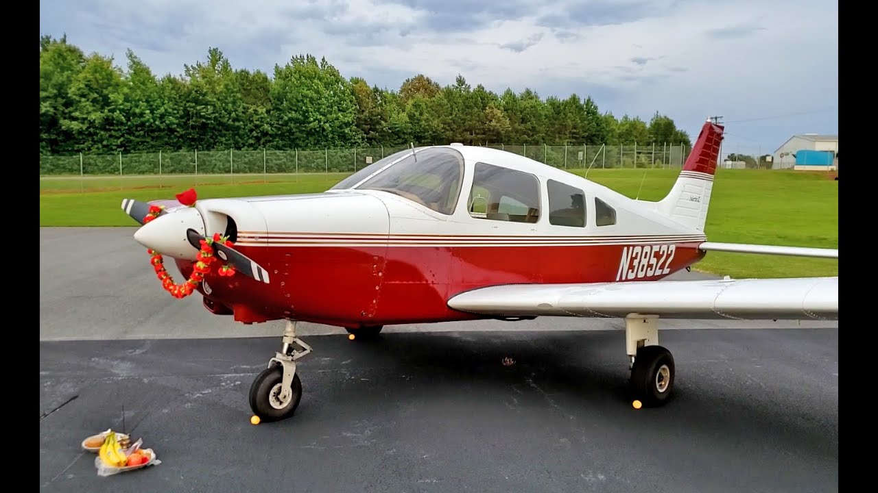#PiperWarrior Our First Airplane!! - Indian style pooja (Ritual) for aircraft - NISHANTH GOVINDARAJ