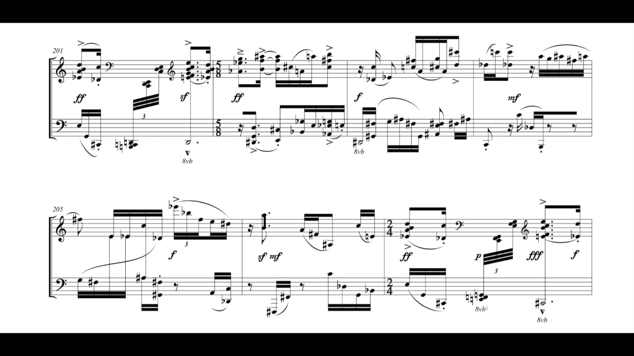[S]toccata (2019) for piano solo - Claudia Jane Scroccaro