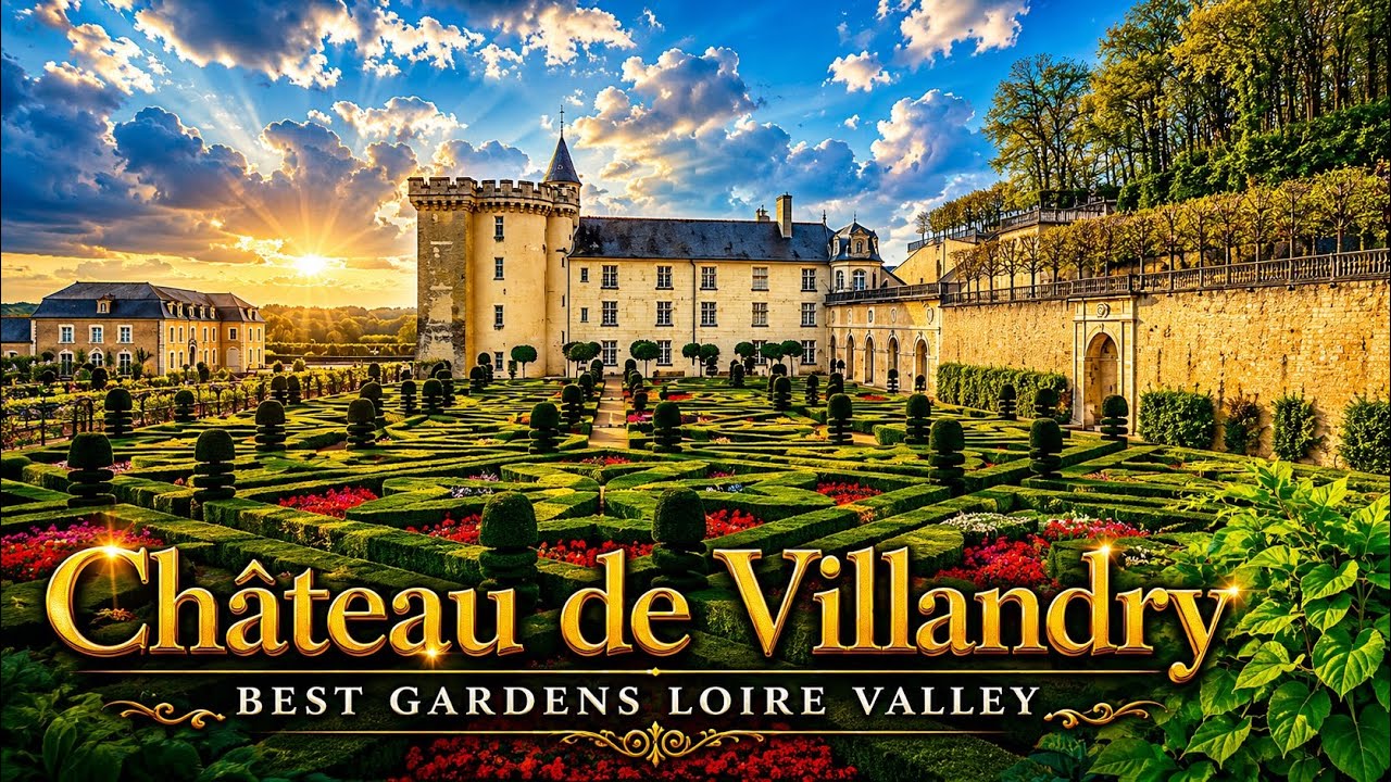 Ch&acirc;teau de Villandry FRANCE Best Gardens Loire Valley MOTORHOME Touring Trip 2023🇫🇷