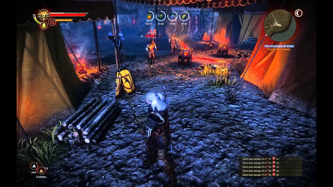 Witcher 2: King Henselt assassins fight