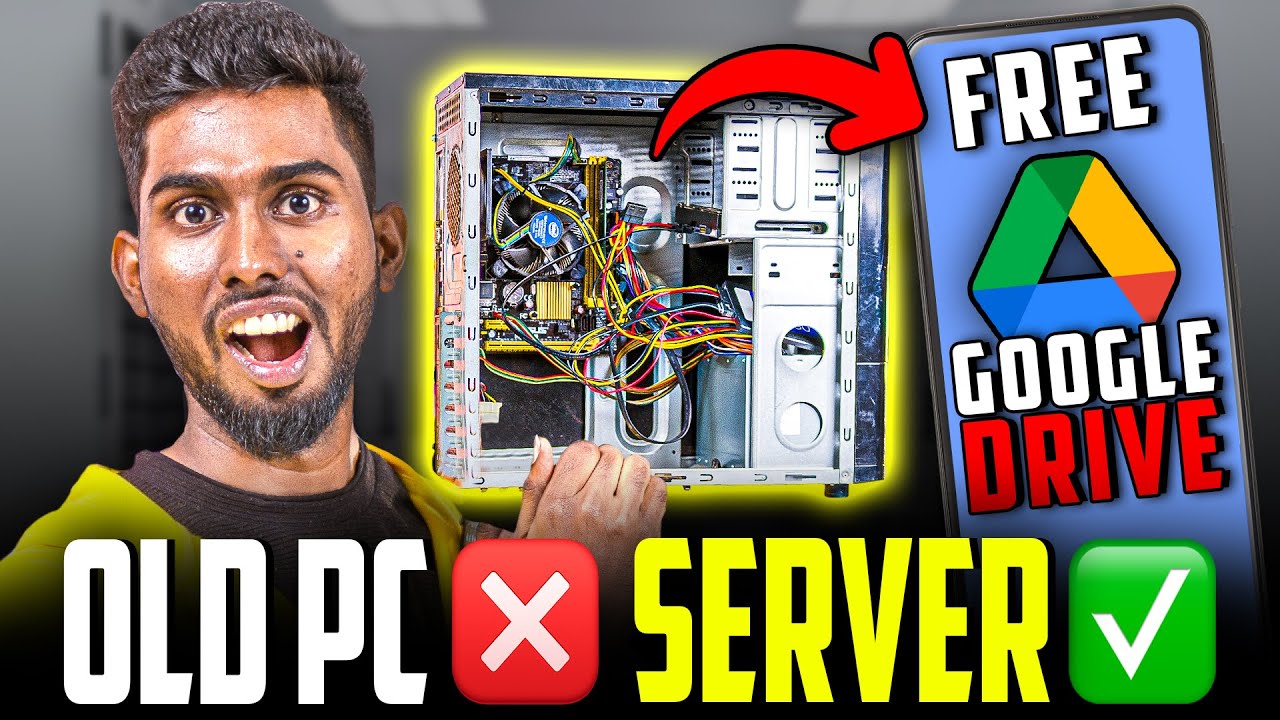 பழைய PC to Own Google Drive - Old PC❌ Server ✅ | How To Convert OLD PC To Server