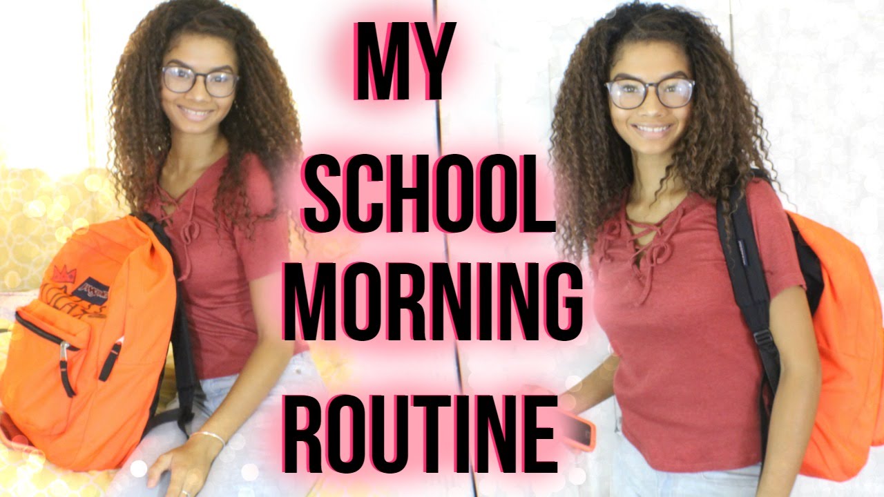 MY REAL SCHOOL MORNING ROUTINE 2016