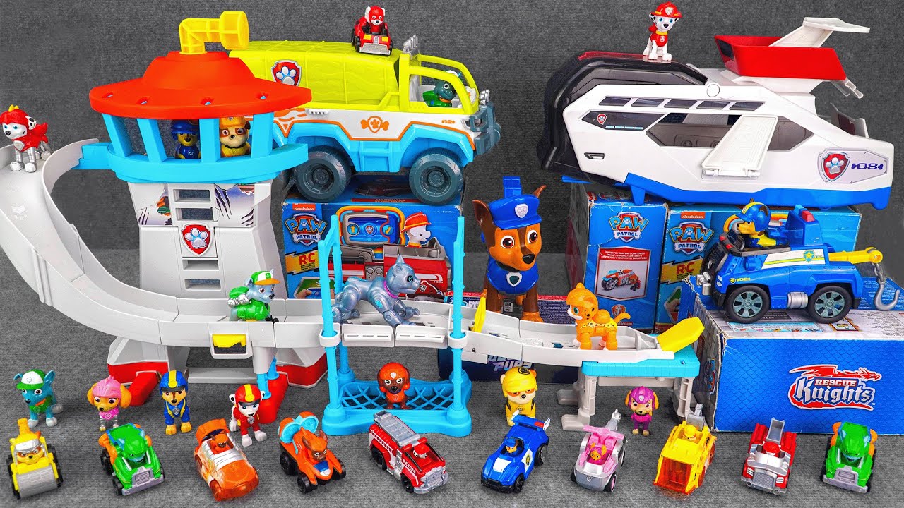Unboxing & Review Coolest Paw Patrol Cat Pack Adventure Bay Rescue Set | Whale Patroller Toy