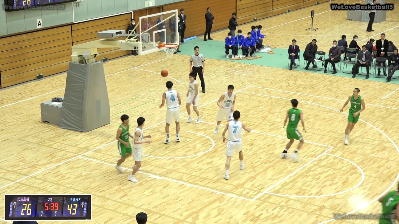 土浦日大vs市立船橋(Q2)高校バスケ 2020 関東新人準決勝