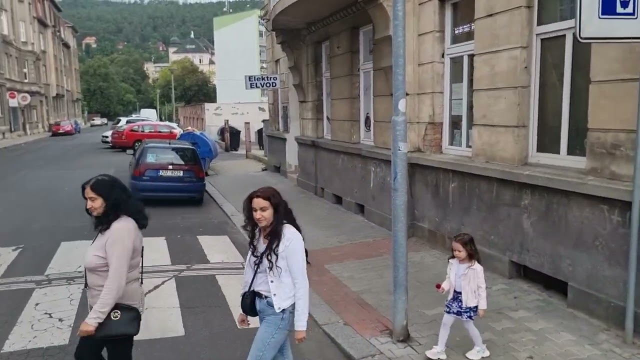 Walking in Děčín Czech Republic part 1 of 2