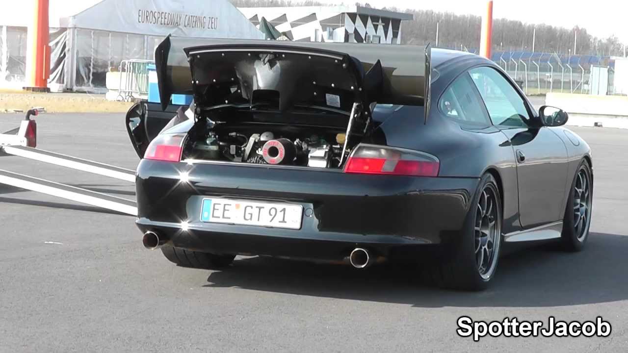 Porsche 996 GT3 Loud Revs, Hard Acceleration & Track Action HD