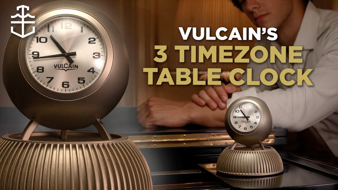 This new Vulcain Table Clock is a miniature piece of American architectural history