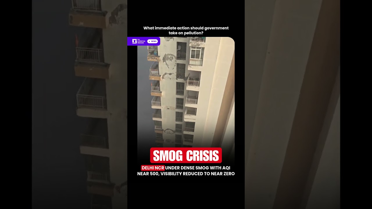 Video shows hȺzȺrdous smog blanketing Delhi NCR, alȺrming residents
