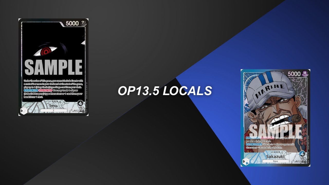 [OP13.5] OPTCG POV: Imu vs Sakazuki | Round 2 | Locals