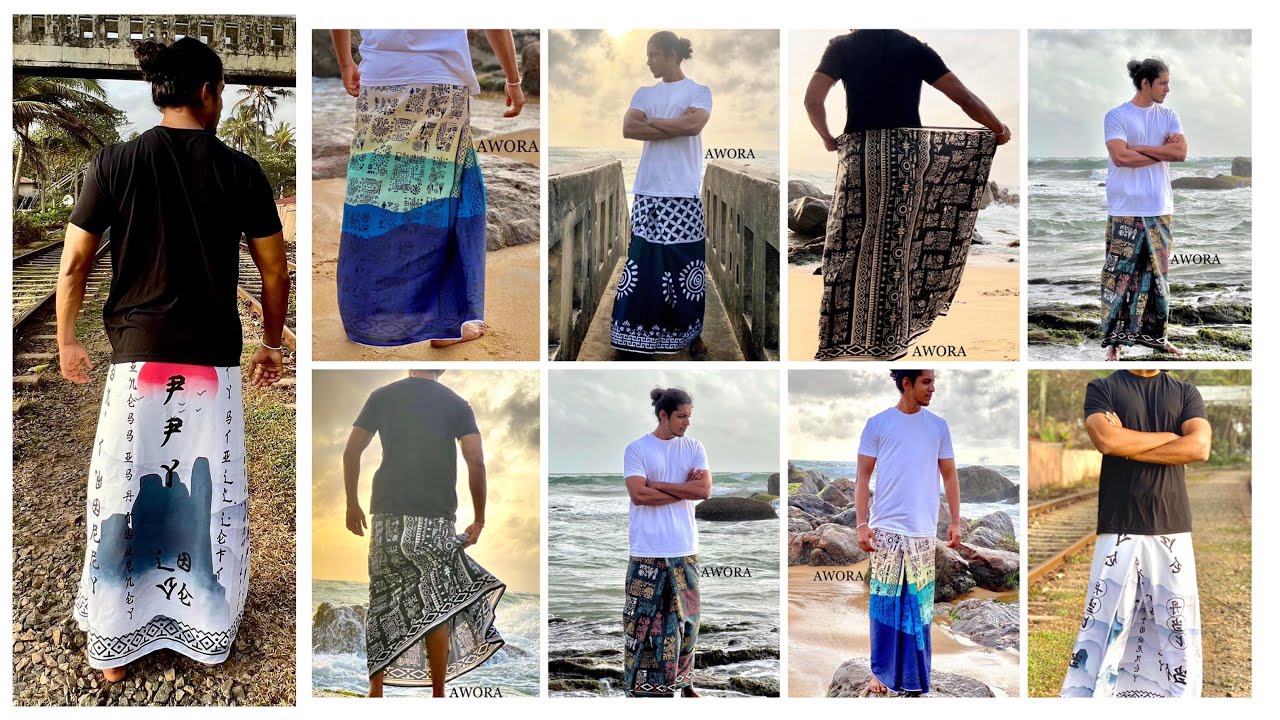 Latest batik design sarong and shirt combinations collection| batik combo for men wear| batik shirt