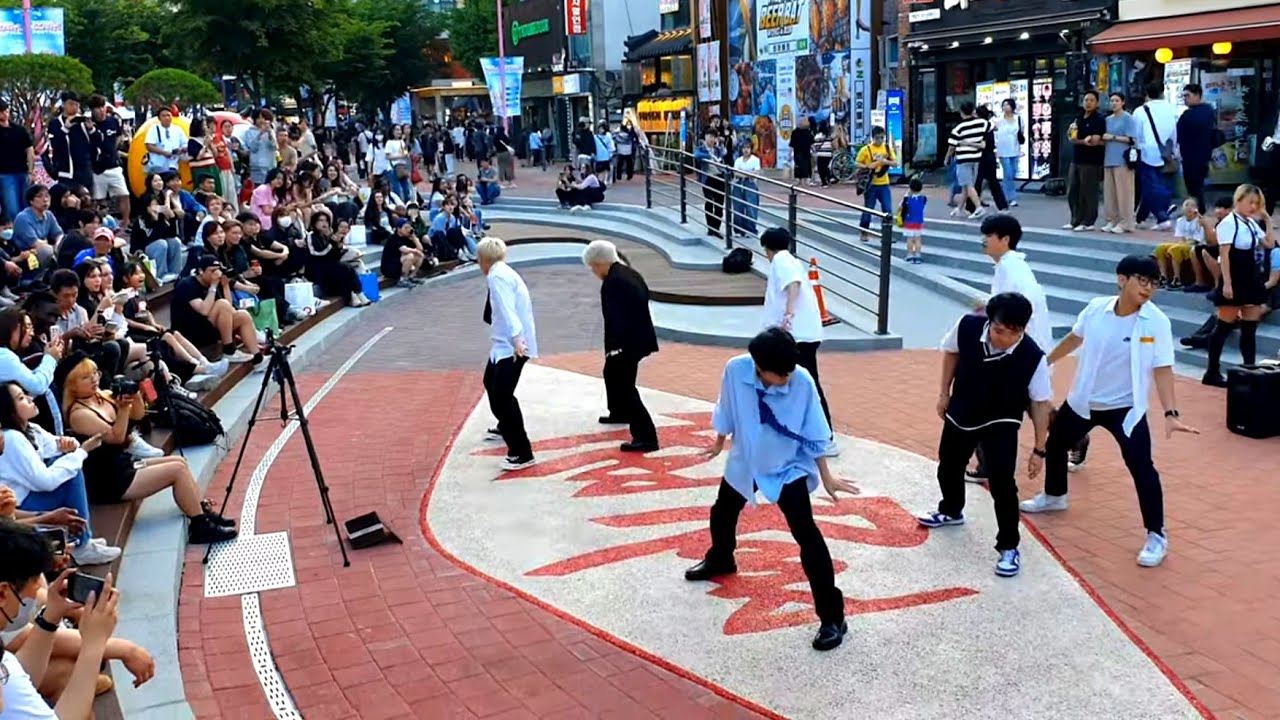 [STREET ARTIST] HAF. INTERACTIVE HONGDAE BUSKING. 240608.