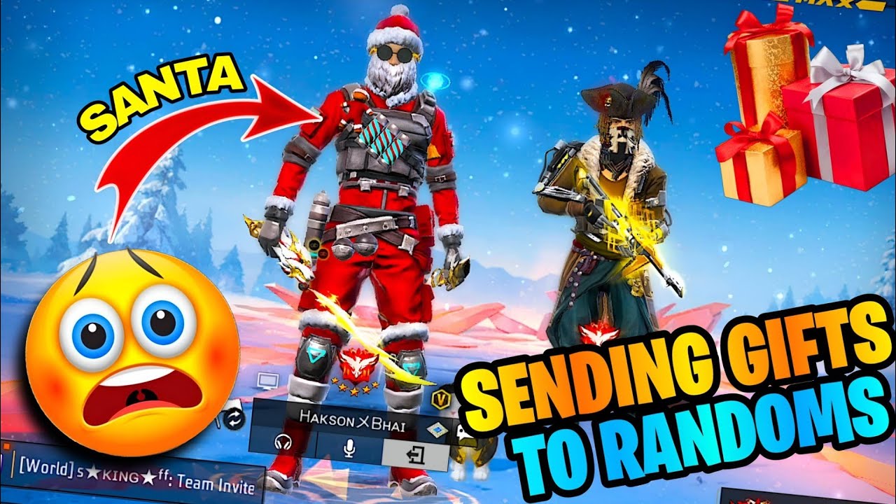 I Became Santa Claus In Free fire 😱 To Make Noob Id To Pro 😊 Garena free fire