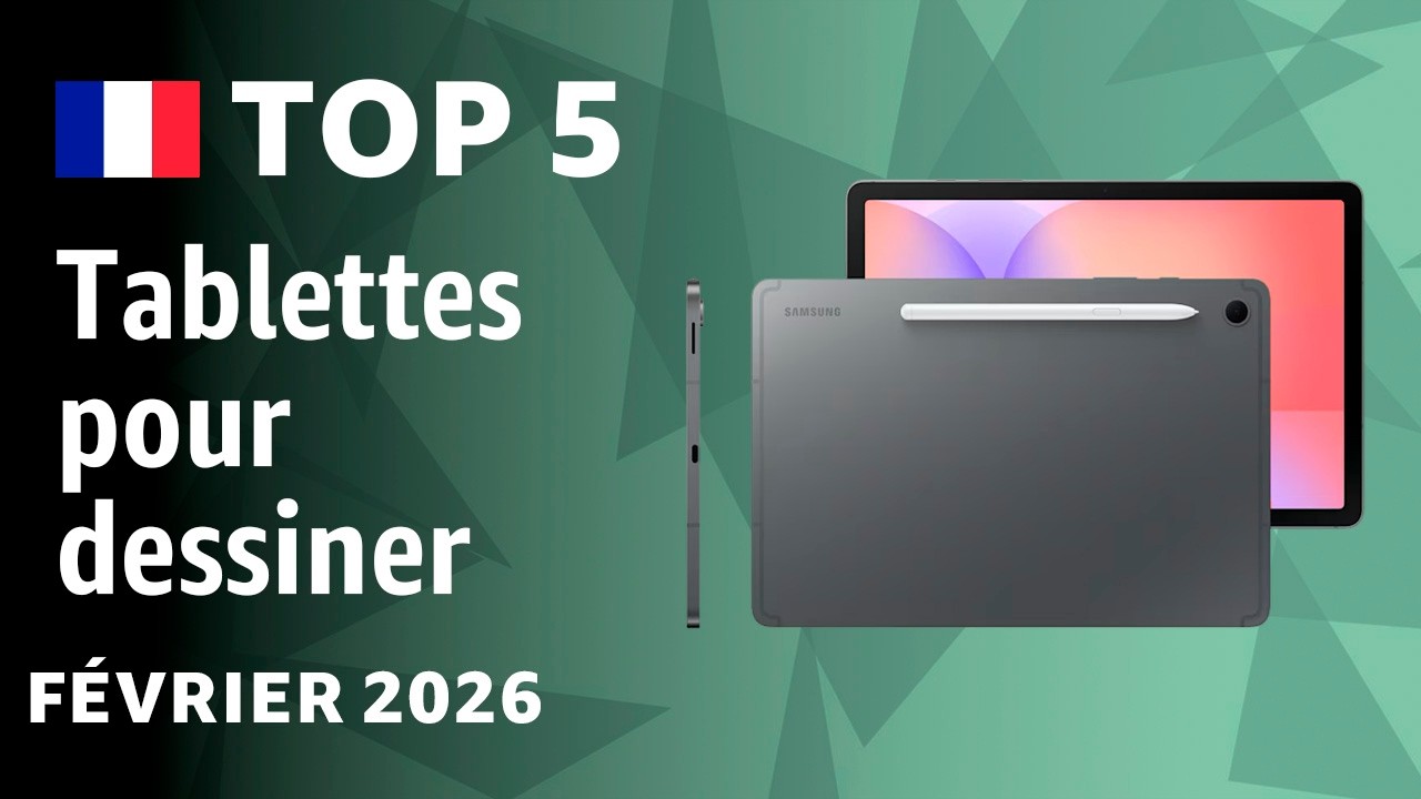 TOP-5: Les meilleures tablettes pour dessiner [avec stylet] – Test février 2026!