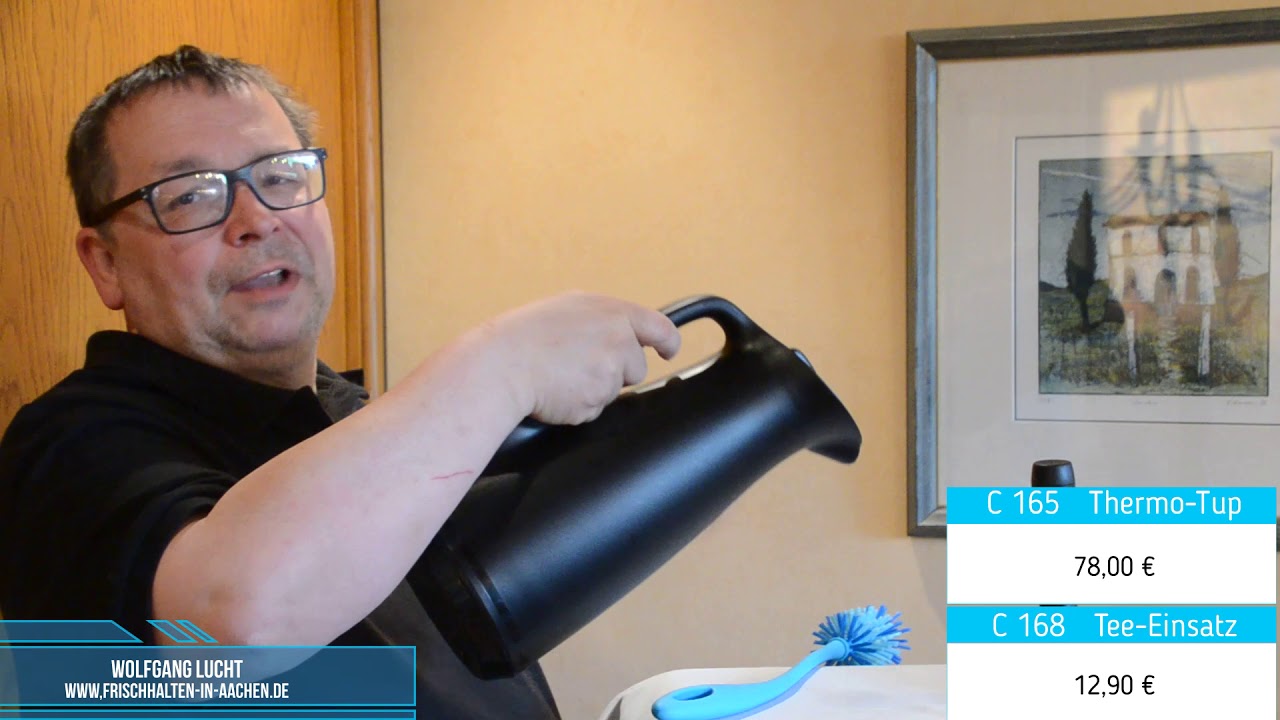 ThermoTup und Tee-Einsatz von Tupperware