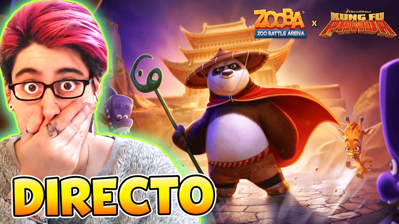🔴DIRECTO JUGANDO con PO de KUNG FU PANDA🐼 en ZOOBA🐾