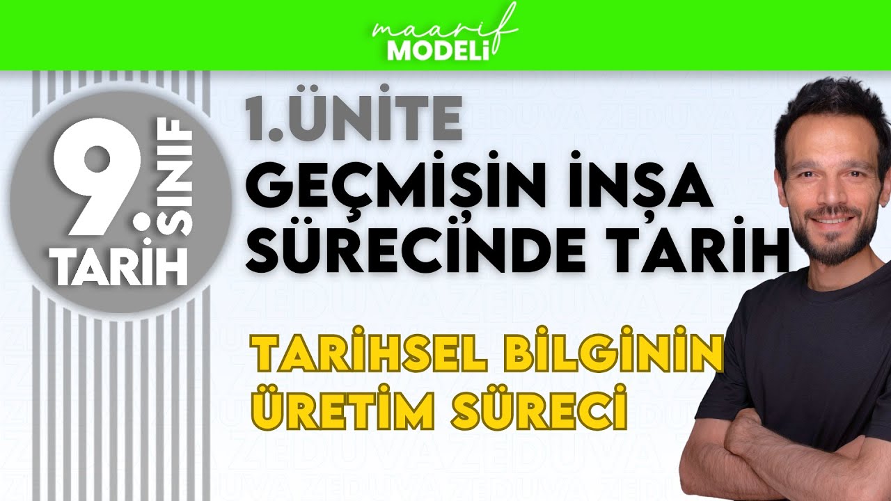 9.Sınıf Tarih - 1.Ünite Geçmişin İnşa Sürecinde Tarih |Tarihsel Bilginin Üretim Süreci(maarif model)