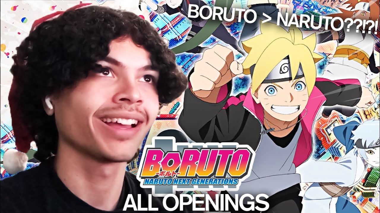 first time reacting to all boruto openings!