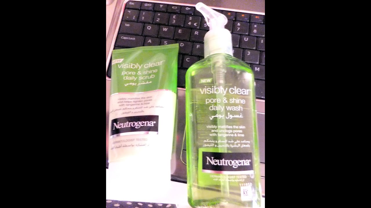 Review: NEUTROGENA Visibly Clear Pore & Shine daily wash l Clare Elise