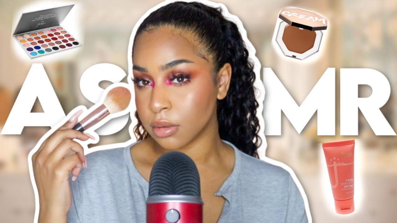 JE ME MAQUILLE EN ASMR (trop chelou 😅)