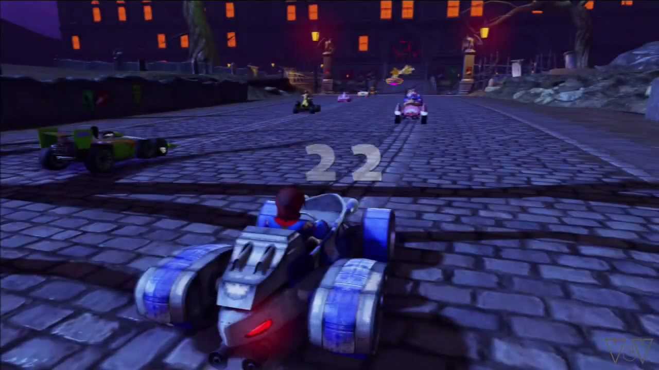 Sonic & All-Stars Racing Transformed - Tracks: Graveyard Gig (House of the Dead)