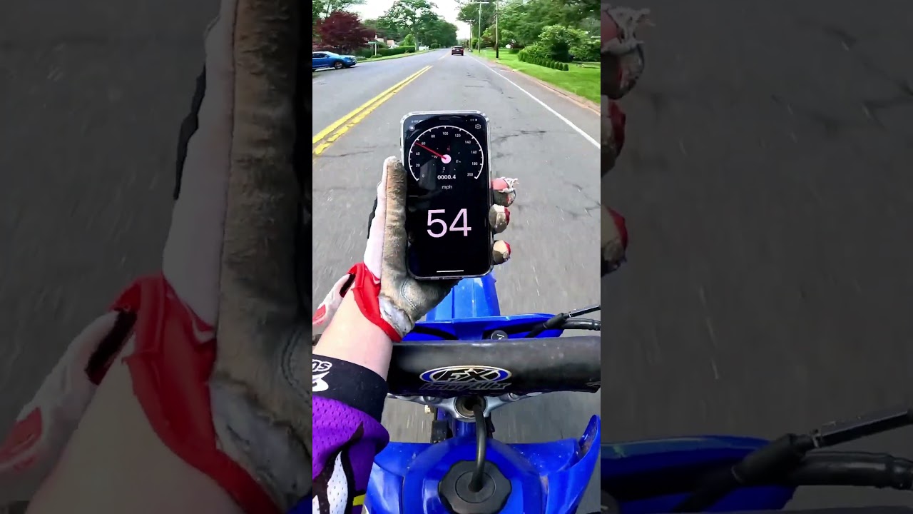 Ttr125 top speed test #4k