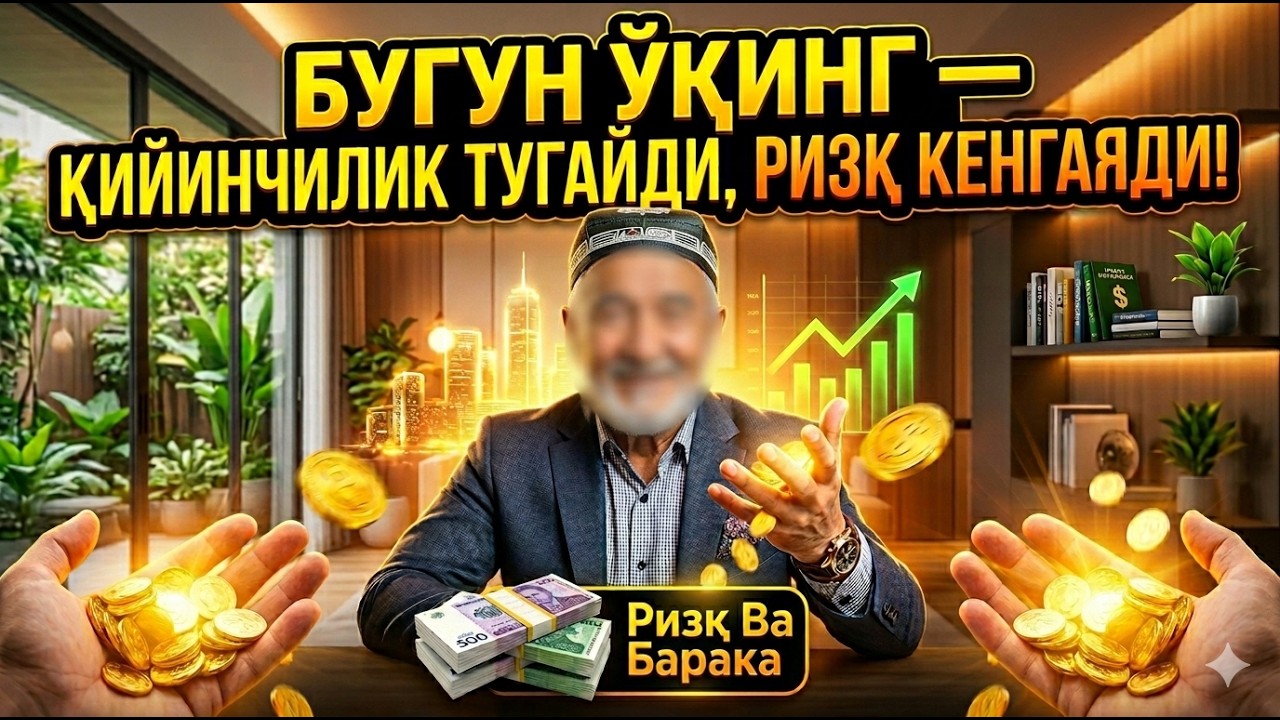 Бугун ўқинг — қийинчилик тугайди, ризқ кенгаяди!
