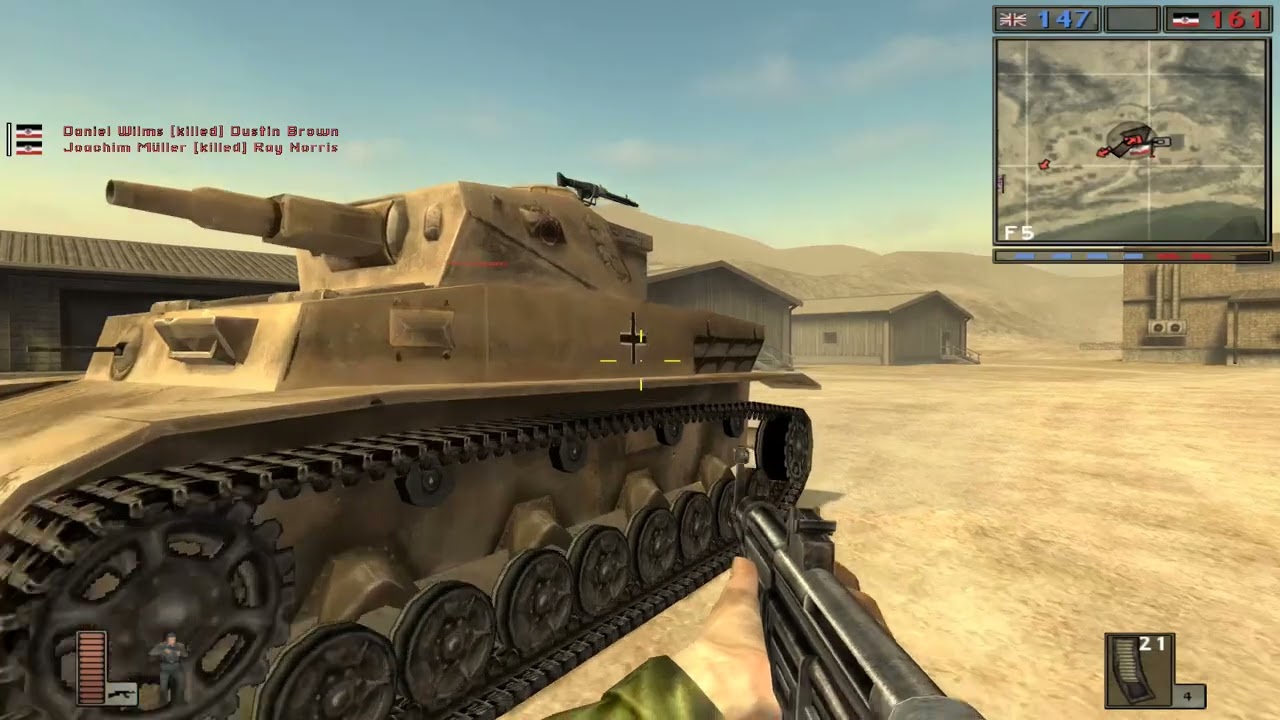 Battlefield 1942 Axis Campaign Mission #5 Tobruk
