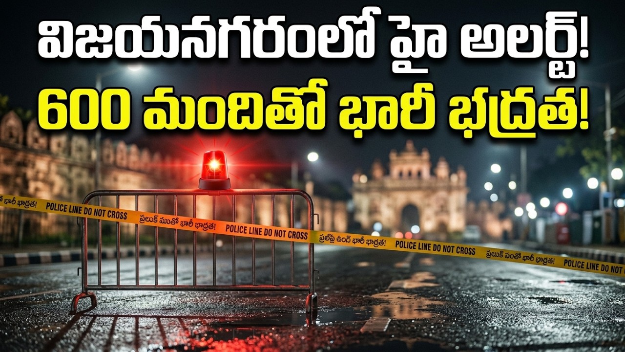విజయనగరం:600మంది పోలీసుల భారీ కవాతు-ఎన్నికలు, పైడితల్లమ్మ పండగకు పటిష్ట భద్రత-Vizianagaram News| BT 