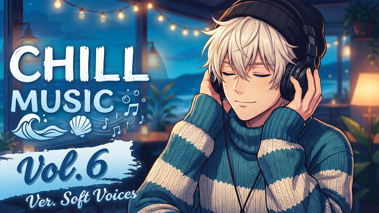 Seaside Cafe Night 🌊 Soft Vocal Chill Pop for Focus & Relax | Vol.6