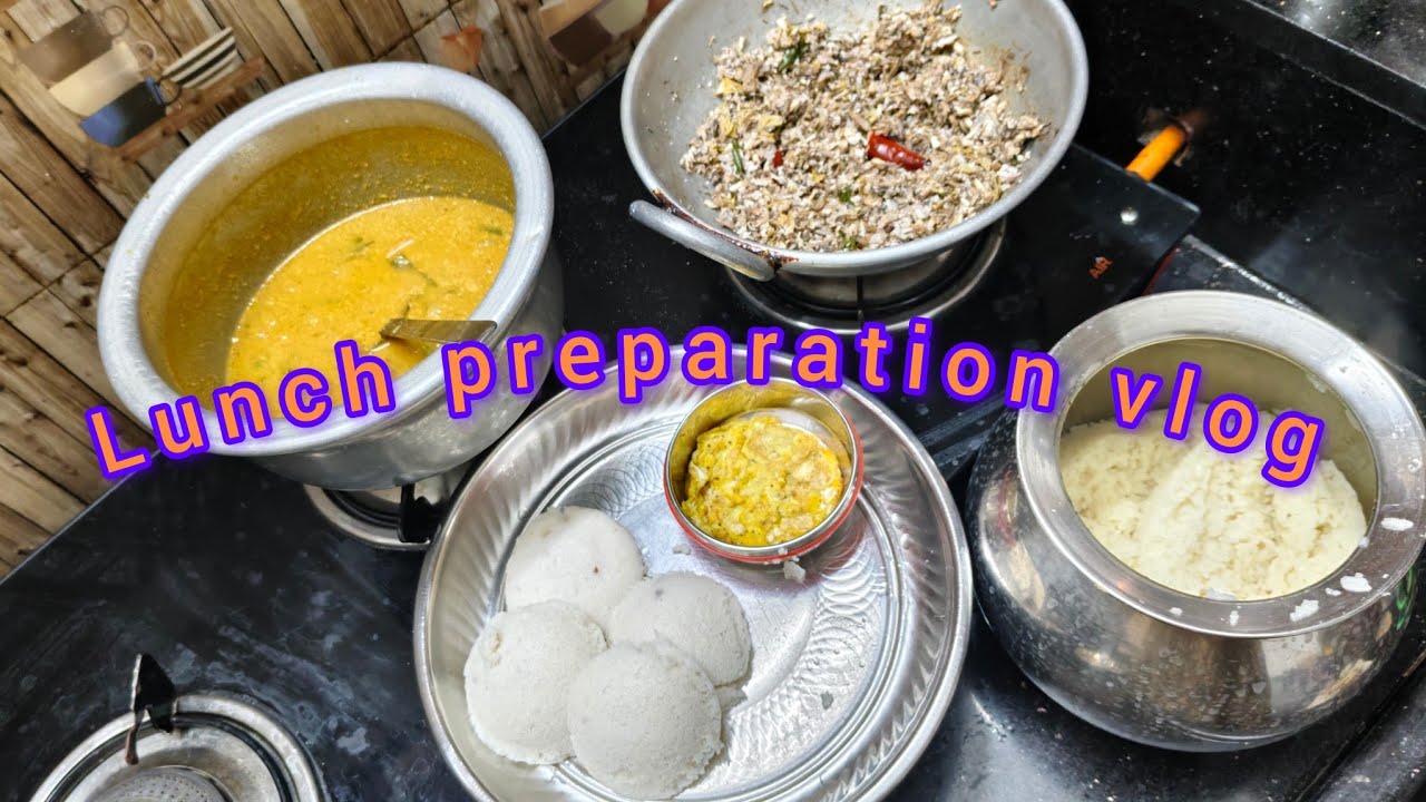 monday 19/1/26 lunch breakfast kurma kulambu vazhaipoo omlette rice idli #cooking @sundaricluster
