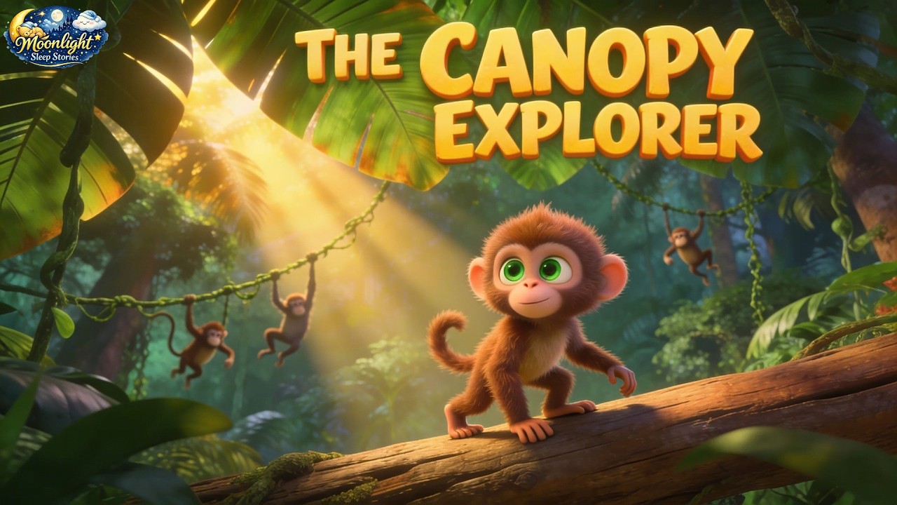 The Canopy Explorer | Calming Bedtime Story 🌧️💤