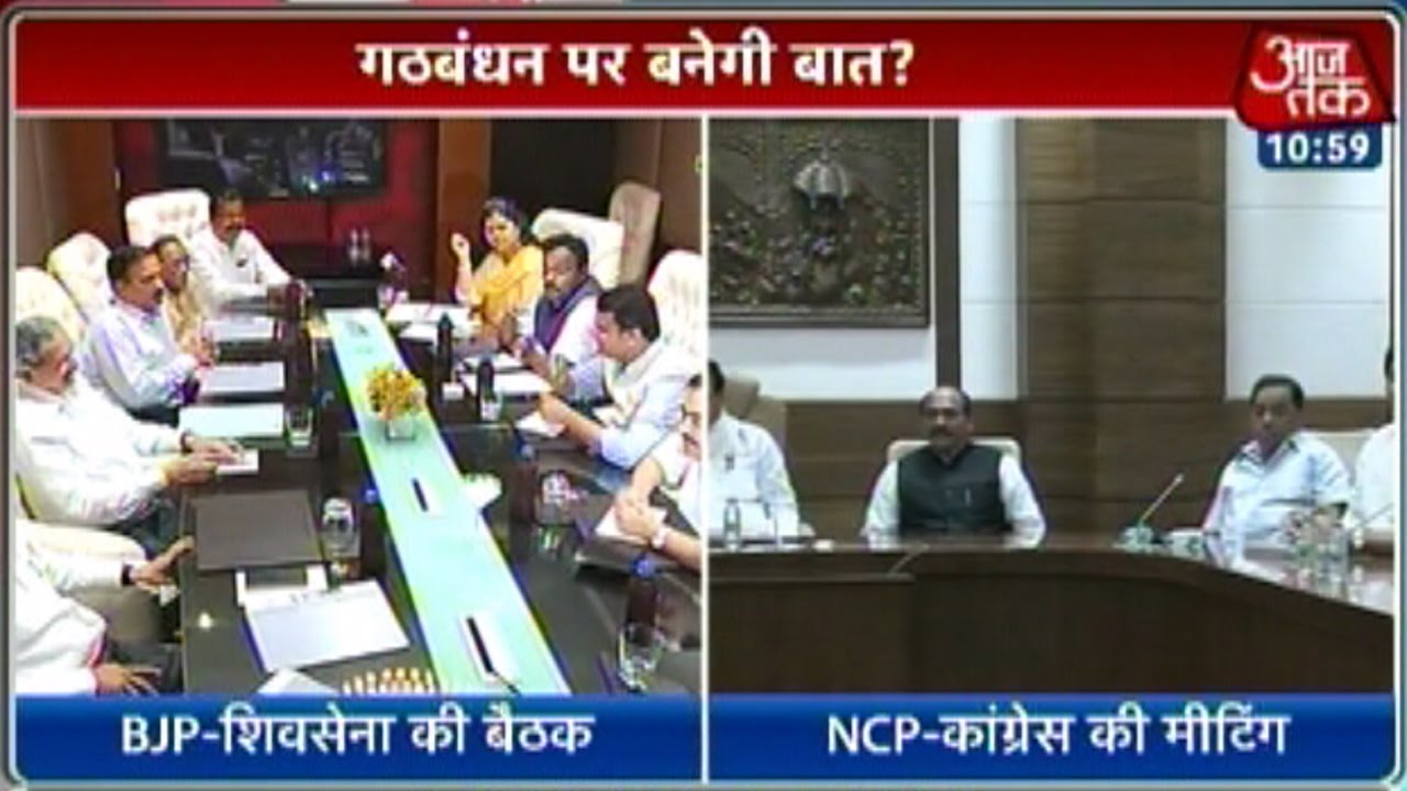 BJP-Shiv Sena, Cong-NCP deliberate to retain alliances