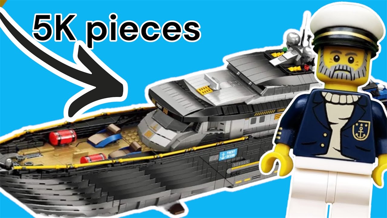 Действительно ли поддельное Lego того стоит | роскошная яхта #lesdiy #88