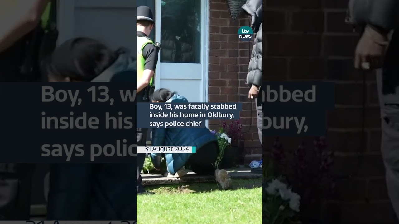 Boy was fatally stabbed in his own home, says police #itvnews #news
