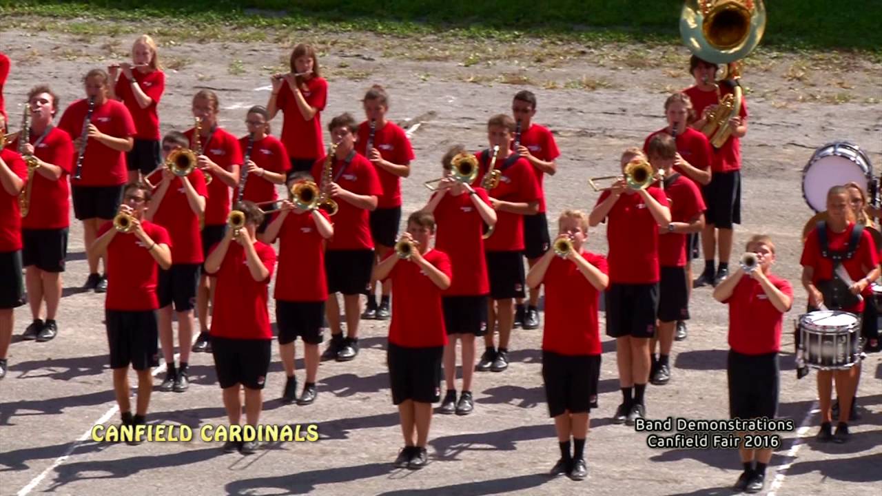 Band Demonstration Canfield Fair 2016