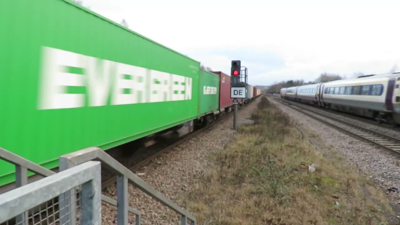 66709 passing Chesterfield with 4E36 Southampton to Masborough