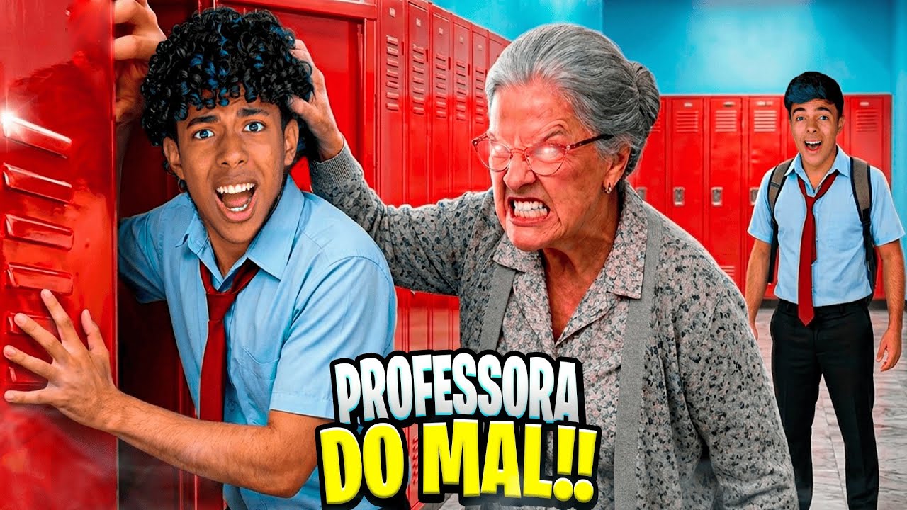 A PROFESSORA DO MAL ME PRENDEU NO ARMÁRIO DA ESCOLA!😨 *como vou sair?*(Gabriel Denis)