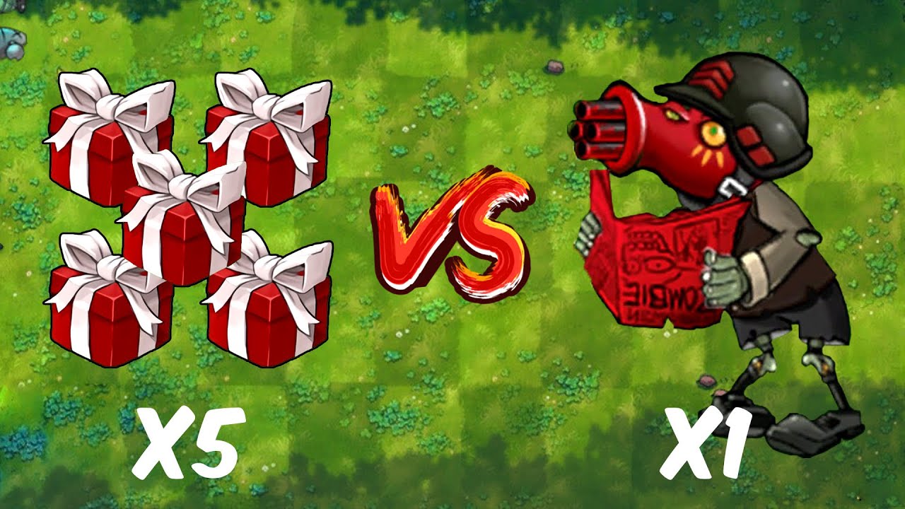 PVZ 1 Fusion Challenge! 5 Fusion Plants Boxes VS 1 Ultimate Cherry Shooter - Who Will Win?