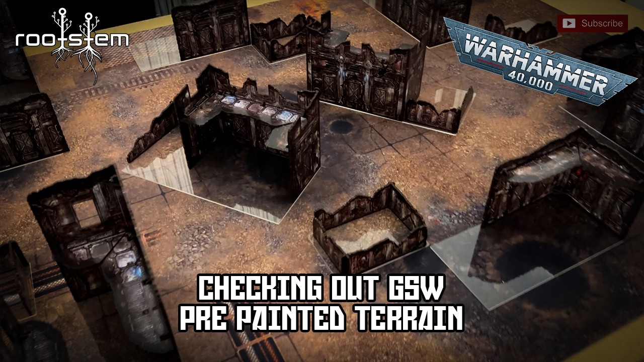 Green Stuff World Foldable Terrain - Warhammer 40k Terrain