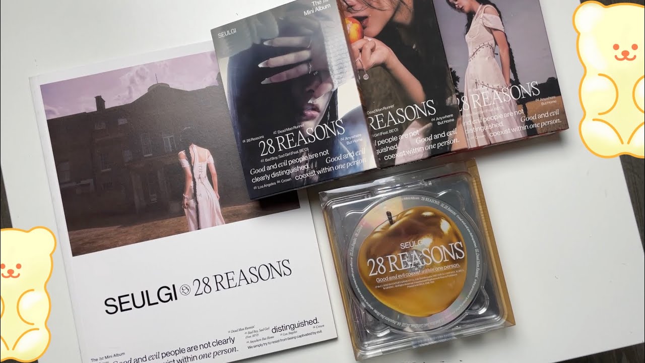 ♡Распаковка первого мини-альбома Seulgi 슬기 28 Reasons (фотокнига, версия Good, &, Evil & Case)♡