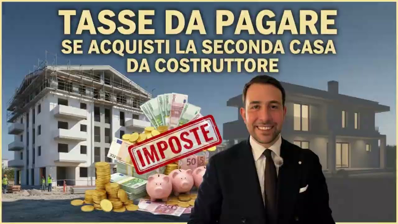 Tasse da pagare se acquisti la tua seconda casa da costruttore