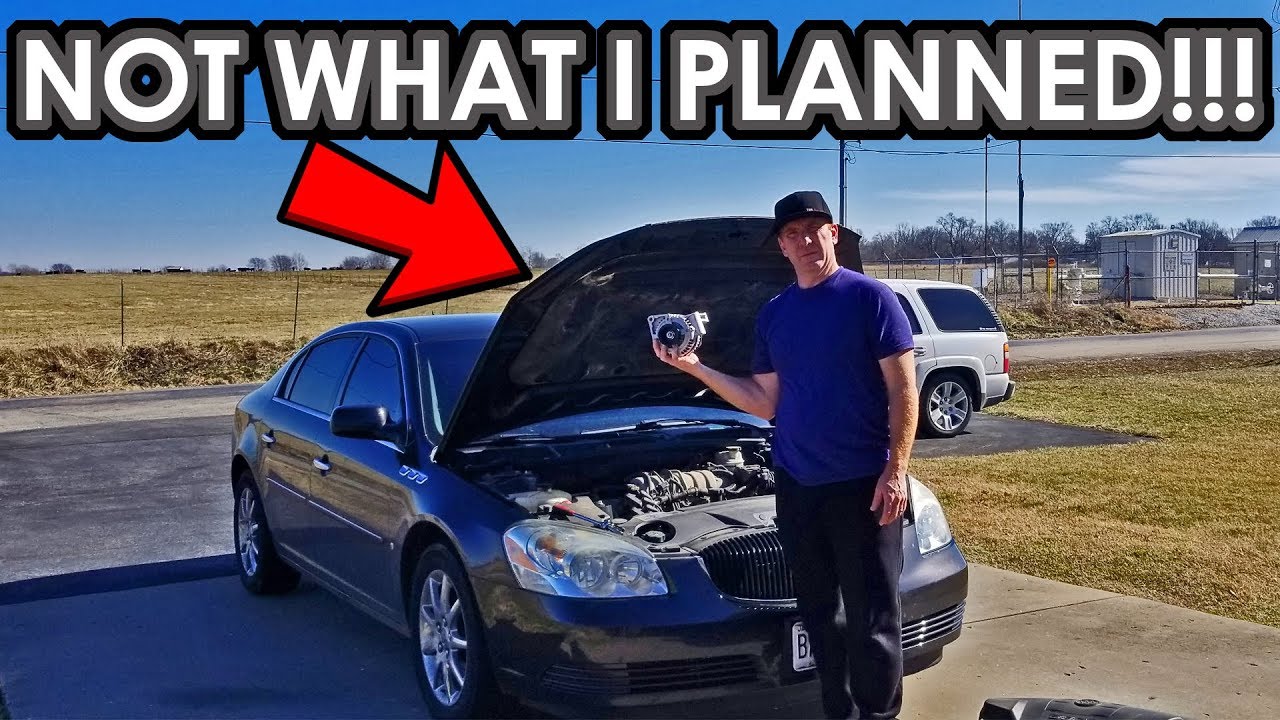 Как заменить генератор Buick Lucerne