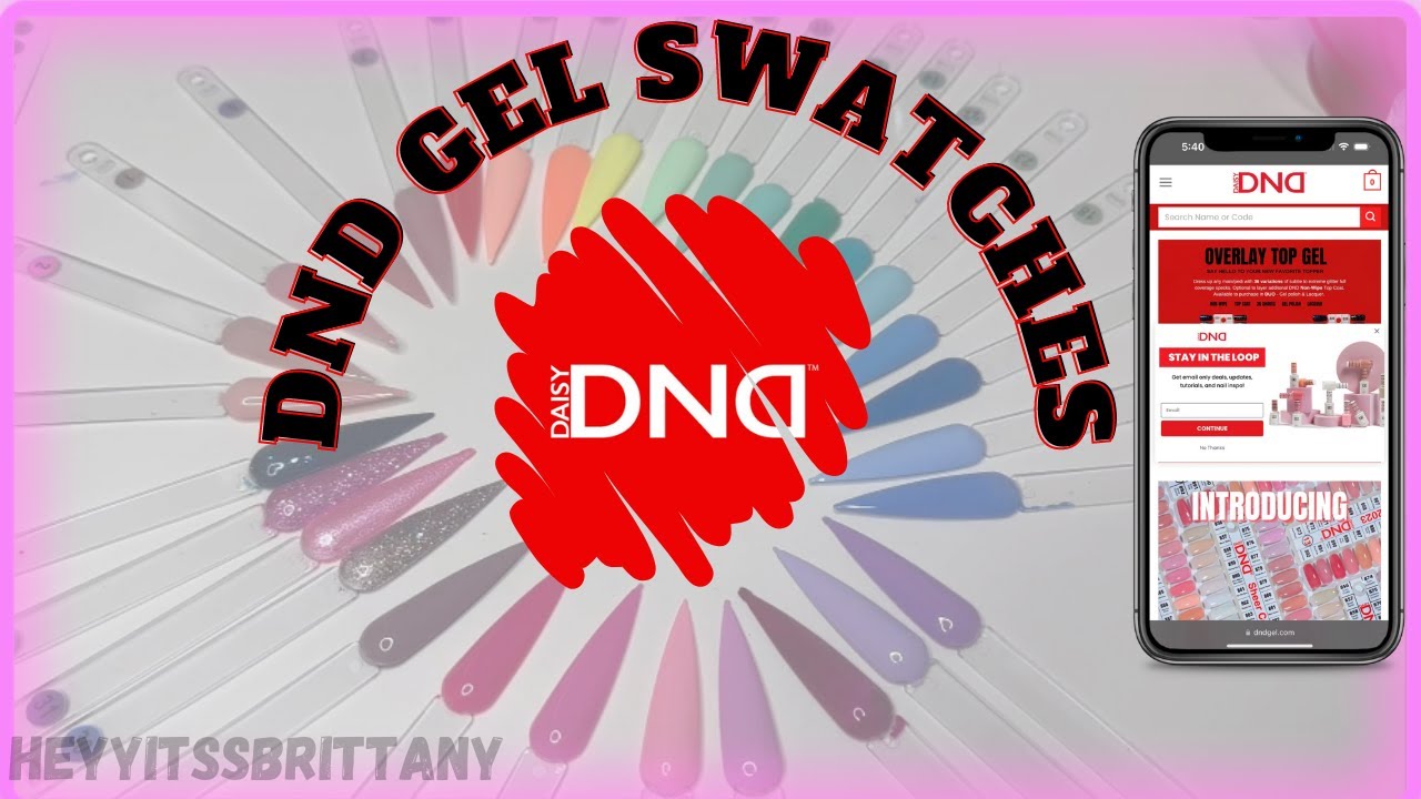 Unboxing and Swatching DND Gel Polishes | DND Gel Polish Haul 📦💅🏾- #dndgelpolish @dndgel