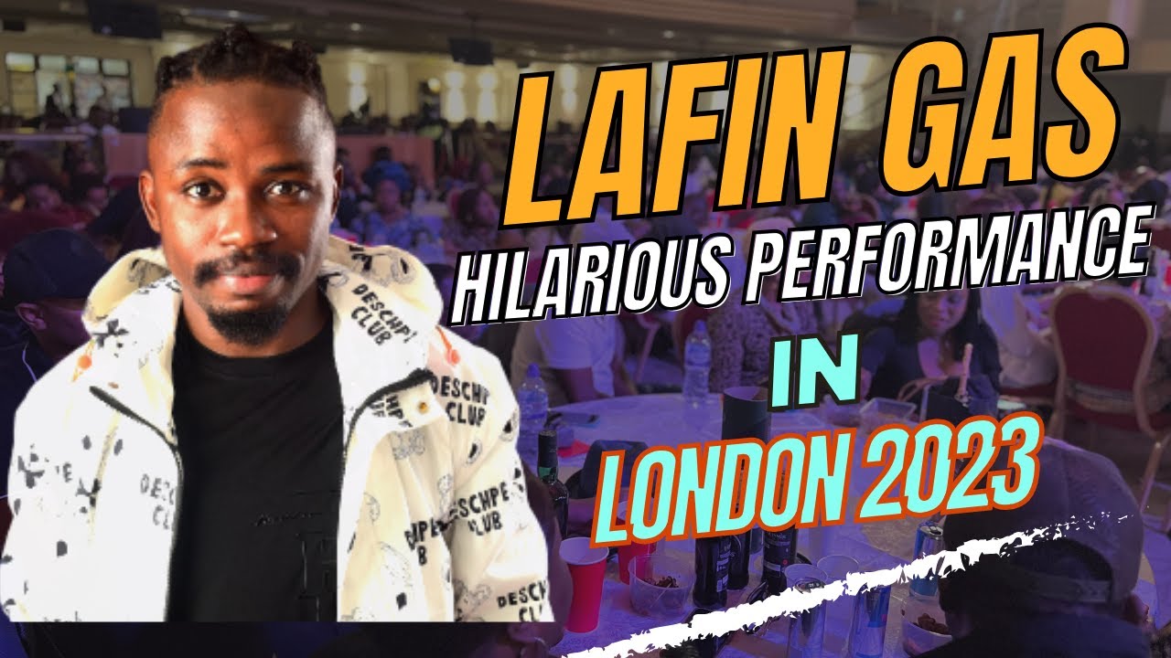 Comedian Lafin Gas hilarious performance in London 2023