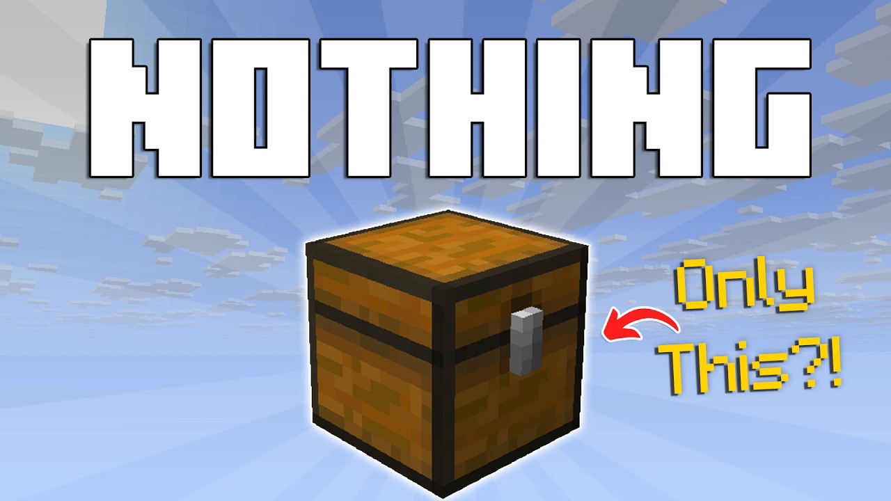 Can You Survive in a World of NOTHING… with ONLY a Bonus Chest?