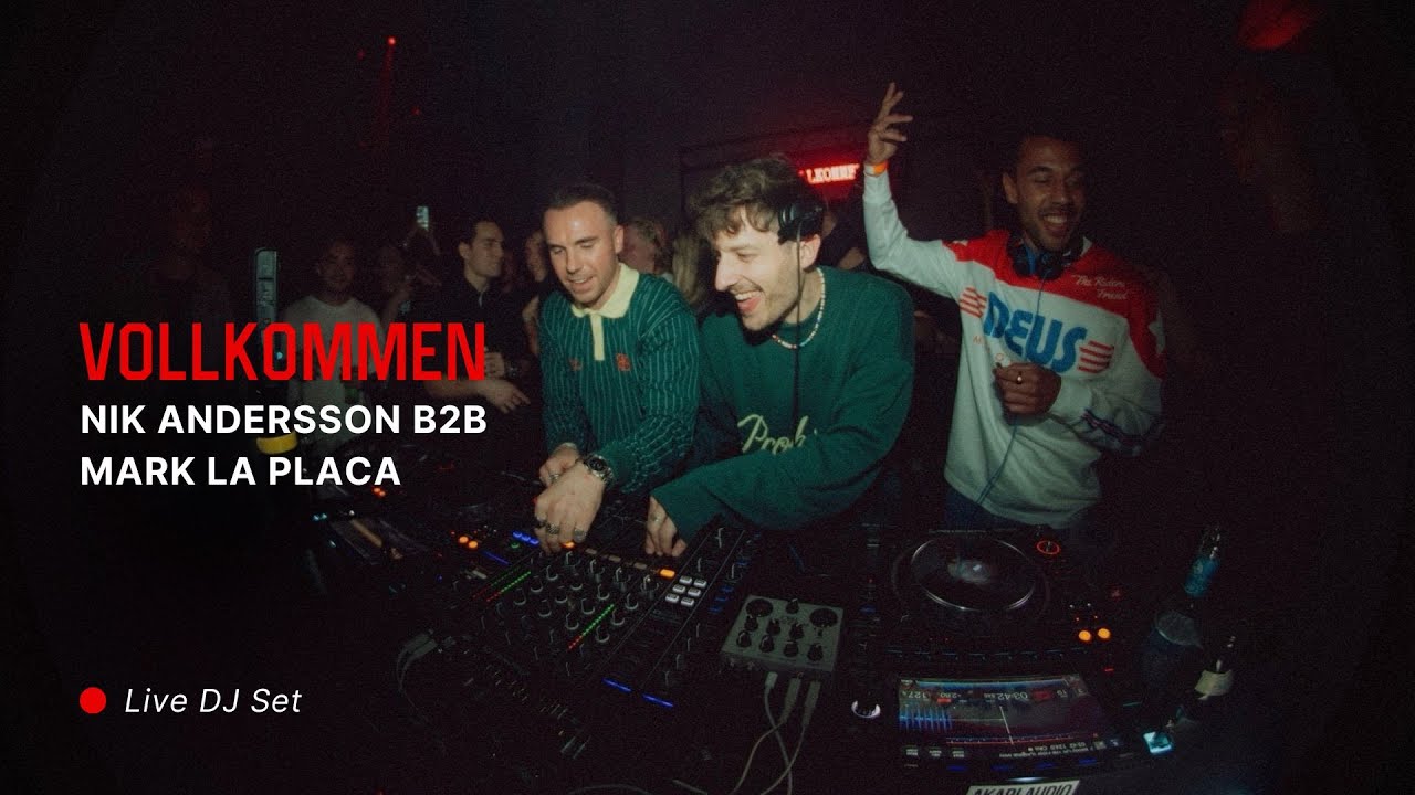 Live DJ Set: Nik Andersson b2b Mark La Placa @ VOLLKOMMEN in Berlin | Melodic Afro House Indie Music